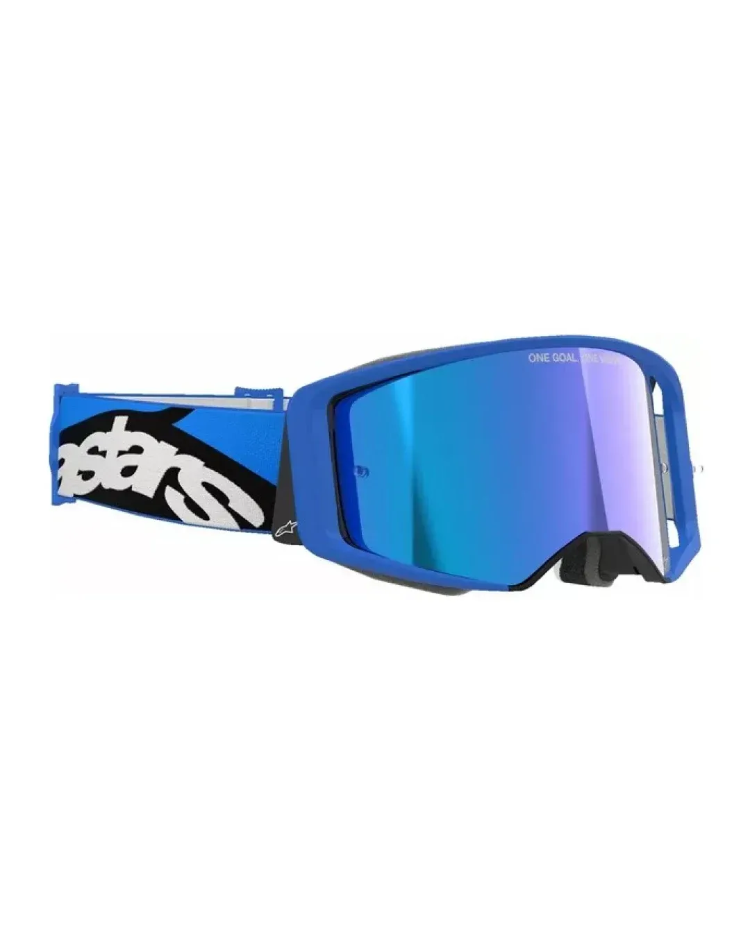 Мотокрос очила ALPINESTARS SUPERTECH STREAM BLUE MIRROR