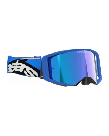 Мотокрос очила ALPINESTARS SUPERTECH STREAM BLUE MIRROR