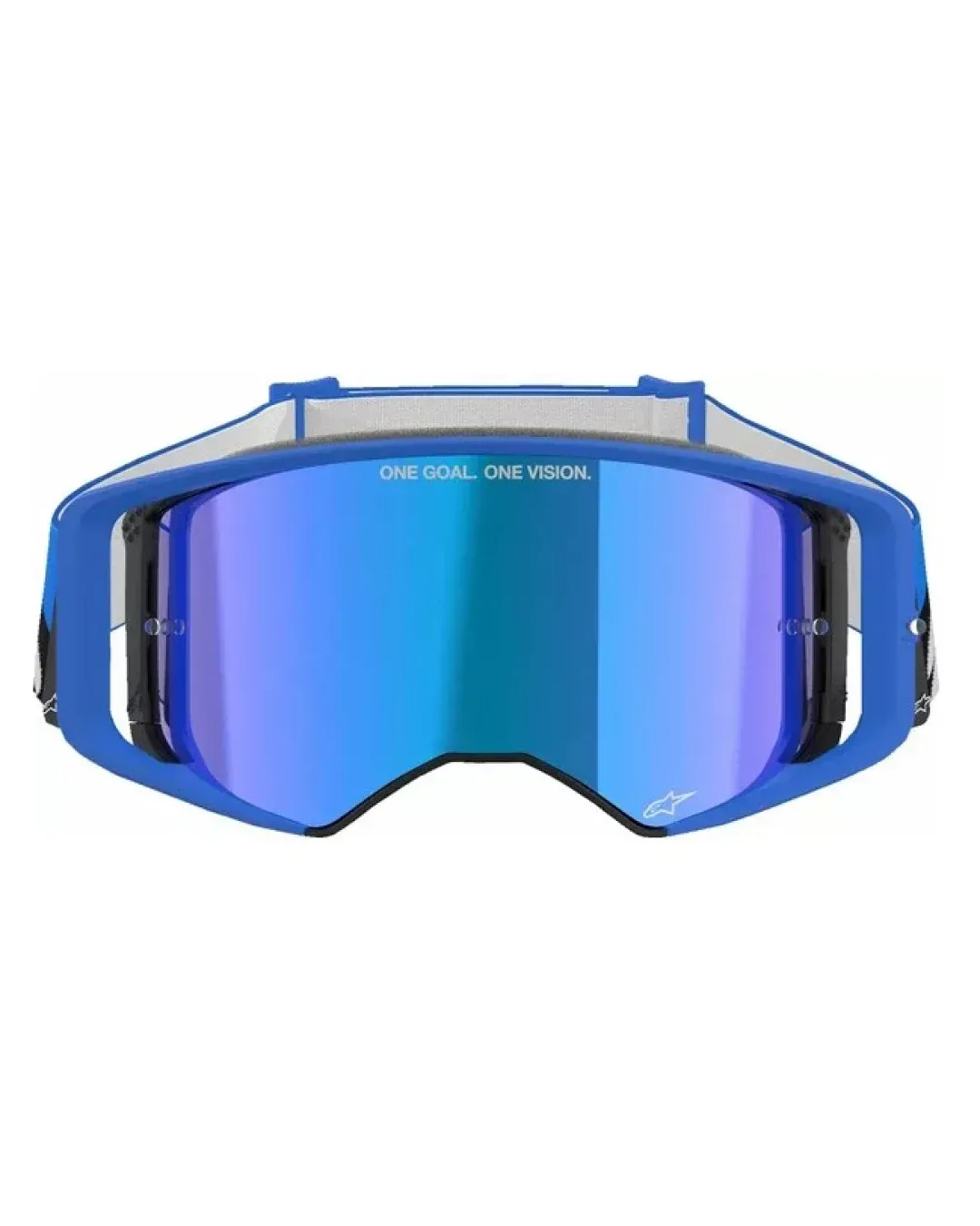 Мотокрос очила ALPINESTARS SUPERTECH STREAM BLUE MIRROR