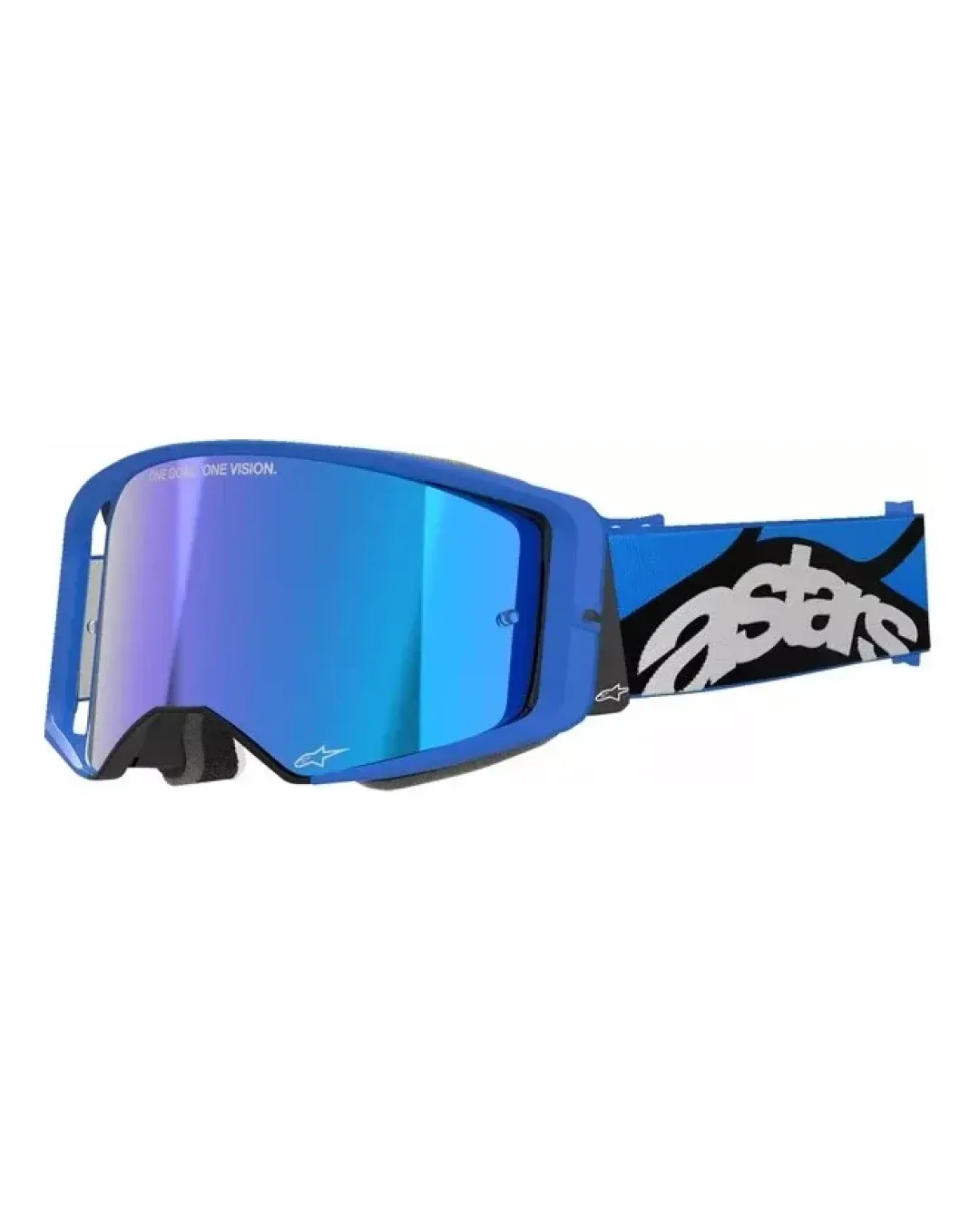 Мотокрос очила ALPINESTARS SUPERTECH STREAM BLUE MIRROR