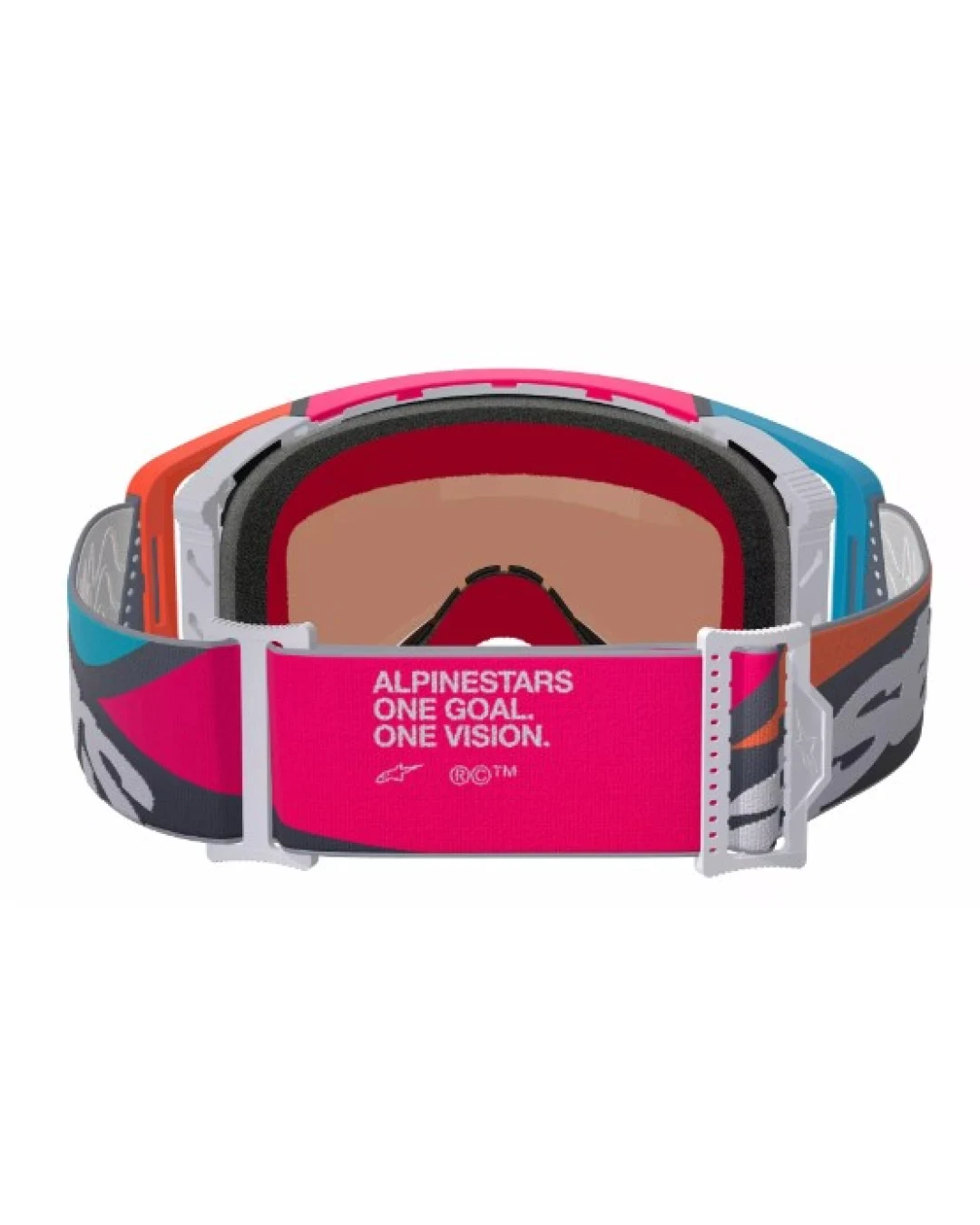 Мотокрос очила ALPINESTARS SUPERTECH STREAM GRAY/MULTI MIRROR-SILVER