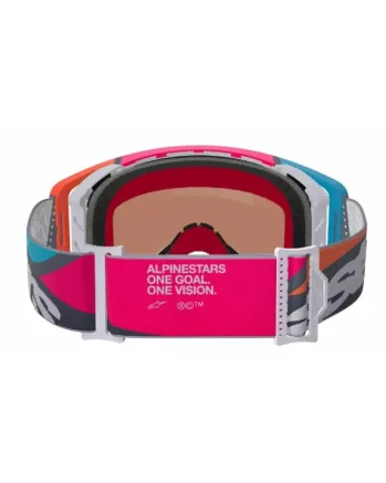 Мотокрос очила ALPINESTARS SUPERTECH STREAM GRAY/MULTI MIRROR-SILVER