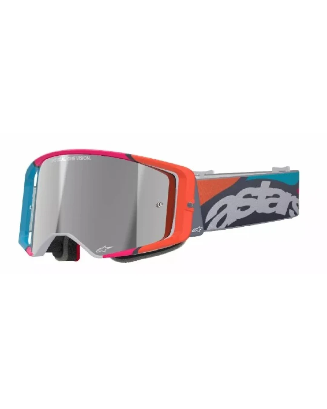 Мотокрос очила ALPINESTARS SUPERTECH STREAM GRAY/MULTI MIRROR-SILVER