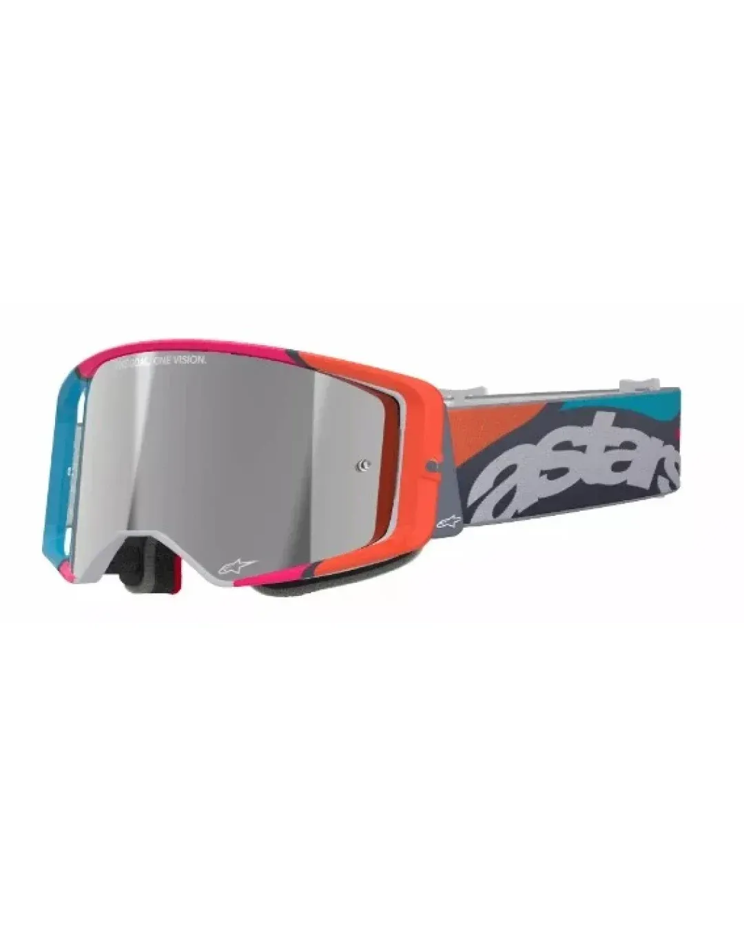 Мотокрос очила ALPINESTARS SUPERTECH STREAM GRAY/MULTI MIRROR-SILVER