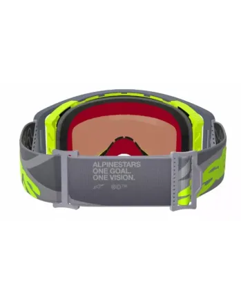 Мотокрос очила ALPINESTARS SUPERTECH STREAM GRAY/YLW MIRROR-SILVER