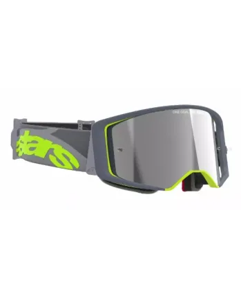 Мотокрос очила ALPINESTARS SUPERTECH STREAM GRAY/YLW MIRROR-SILVER