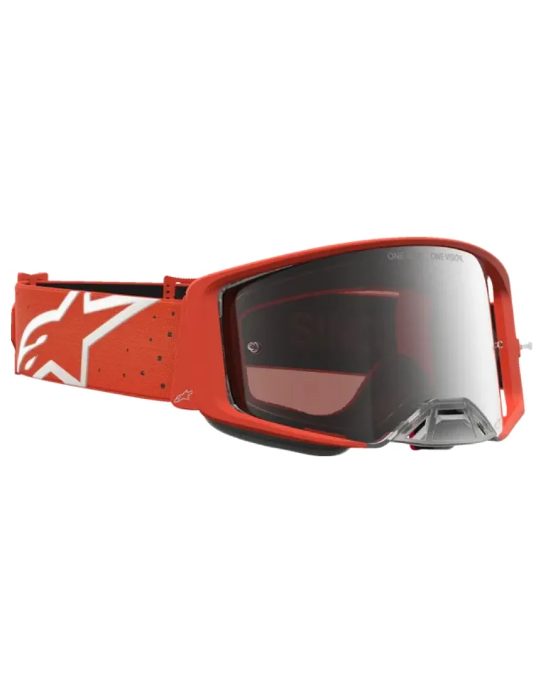 Мотокрос очила ALPINESTARS SUPERTECH VESTA ORG SILVER MIRROR-SILVER
