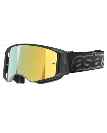 Мотокрос очила ALPINESTARS SUPERTECH VISTA BLACK MIRROR-GOLD