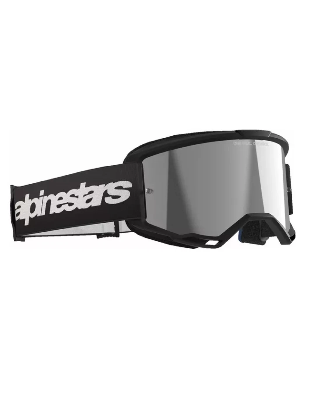 Мотокрос очила ALPINESTARS VISION 3 WORDMARK BLK MIRROR-SIL