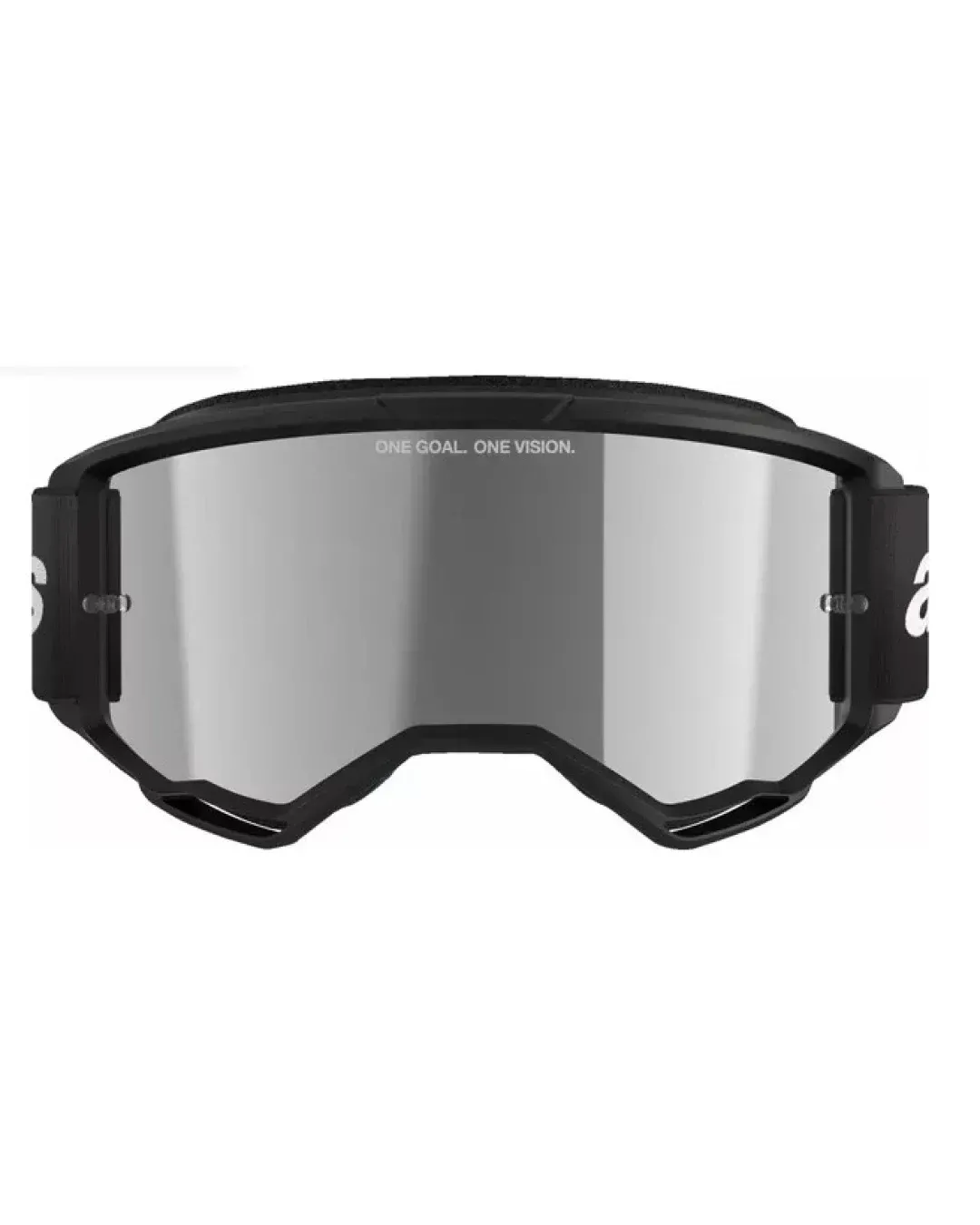 Мотокрос очила ALPINESTARS VISION 3 WORDMARK BLK MIRROR-SIL
