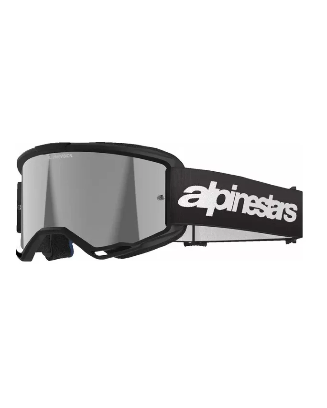 Мотокрос очила ALPINESTARS VISION 3 WORDMARK BLK MIRROR-SIL
