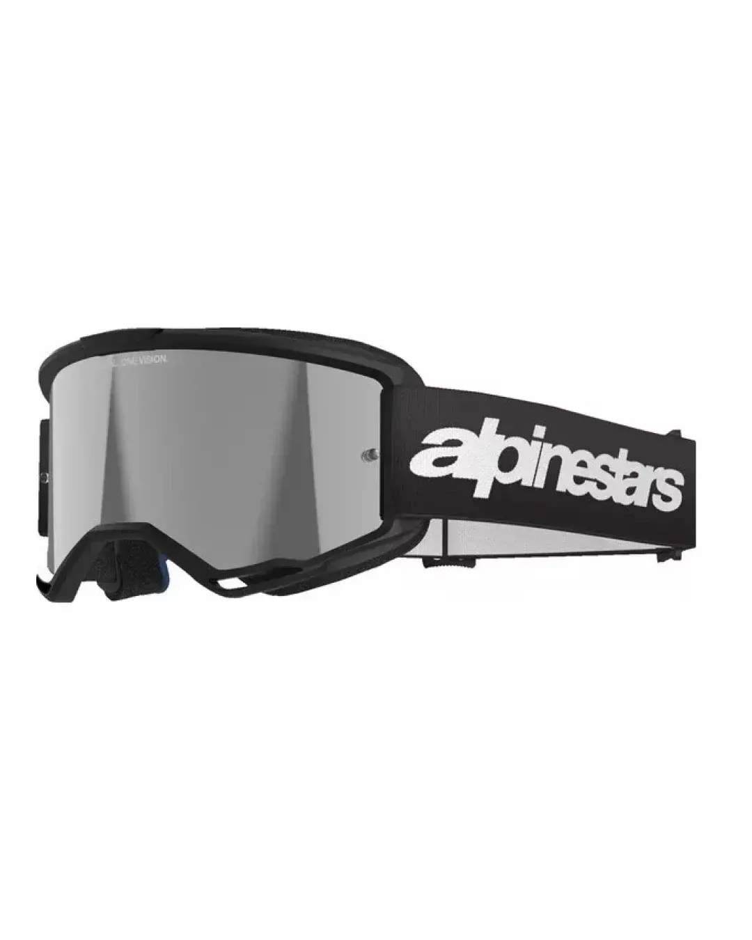 Мотокрос очила ALPINESTARS VISION 3 WORDMARK BLK MIRROR-SIL