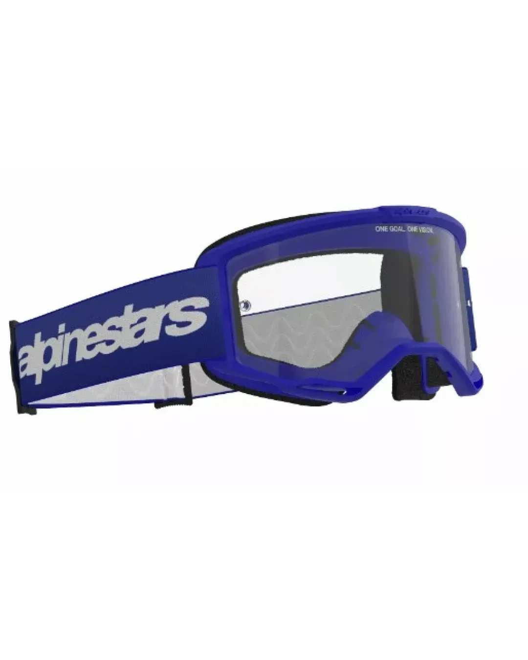Мотокрос очила ALPINESTARS VISION 3 WORDMARK BLUE CLEAR