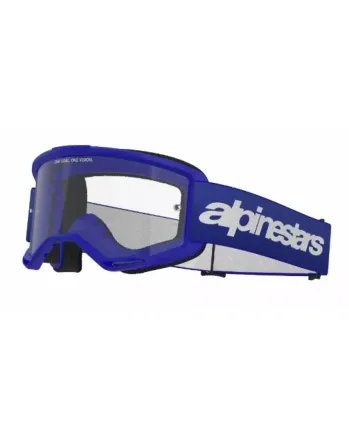 Мотокрос очила ALPINESTARS VISION 3 WORDMARK BLUE CLEAR