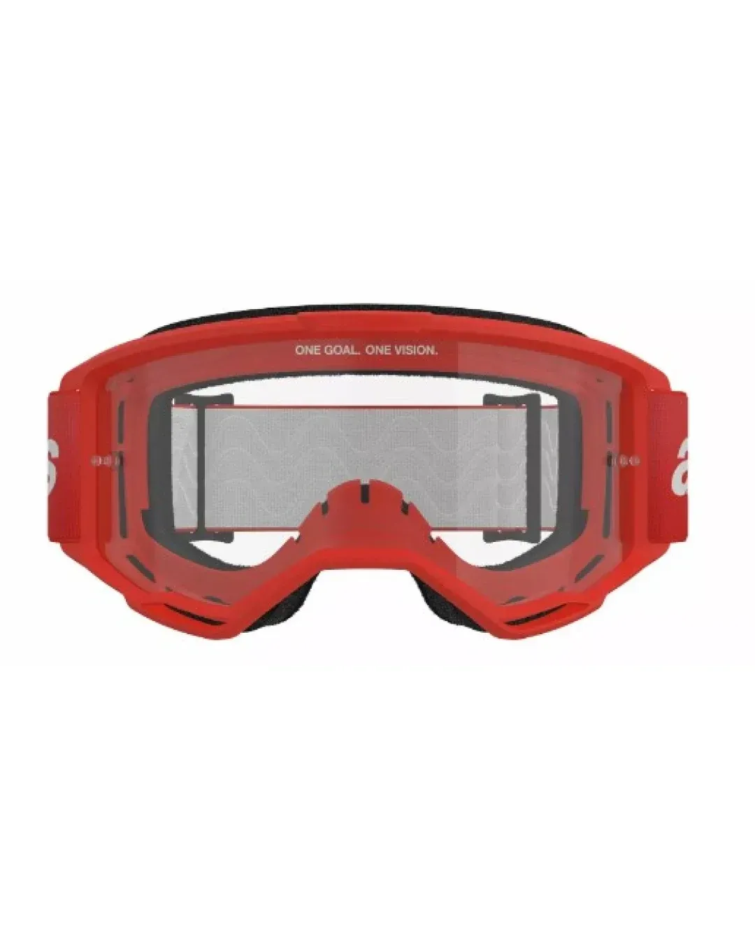 Мотокрос очила ALPINESTARS VISION 3 WORDMARK RED CLEAR