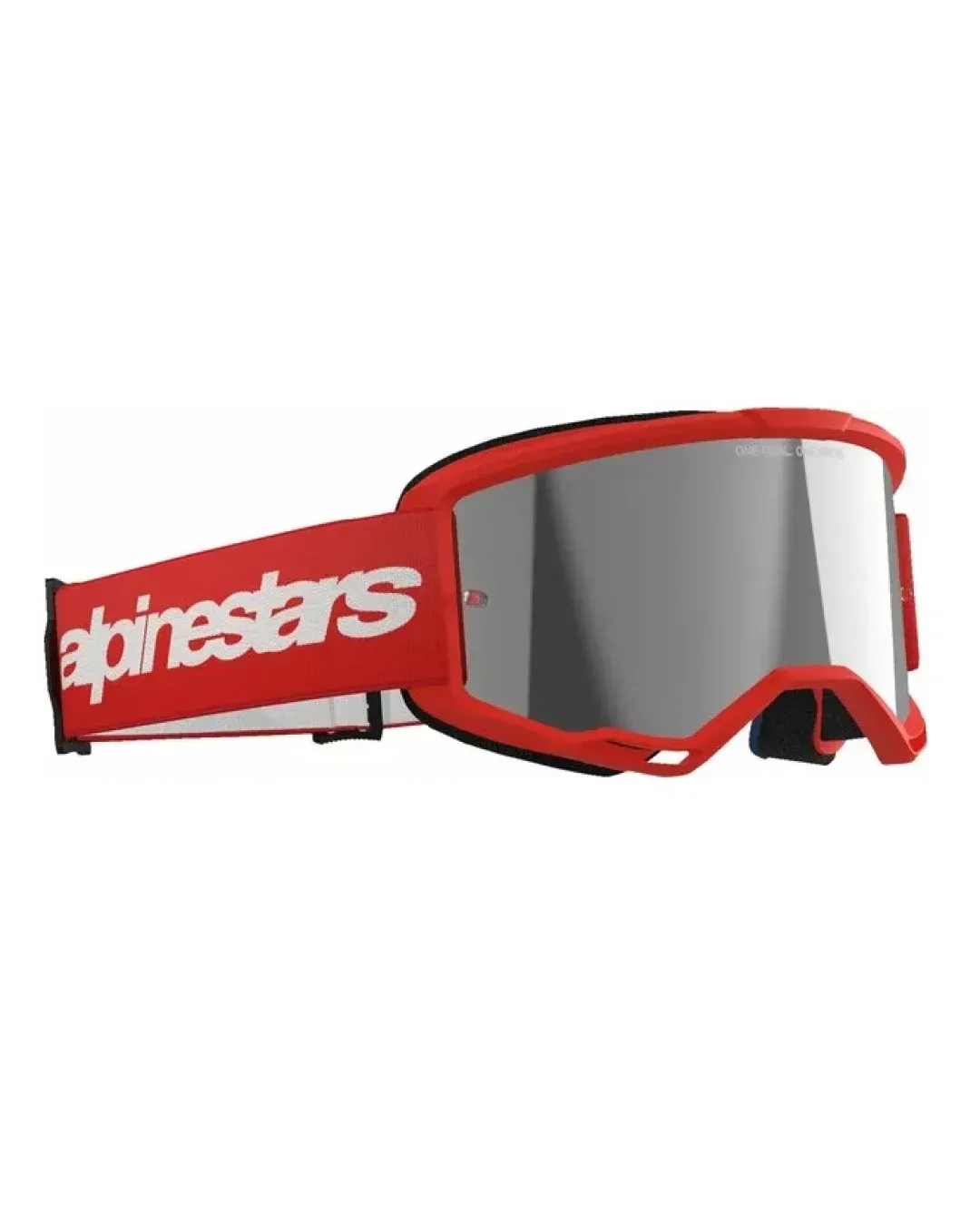 Мотокрос очила ALPINESTARS VISION 3 WORDMARK RED MIRROR-SIL