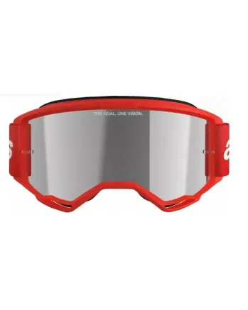 Мотокрос очила ALPINESTARS VISION 3 WORDMARK RED MIRROR-SIL