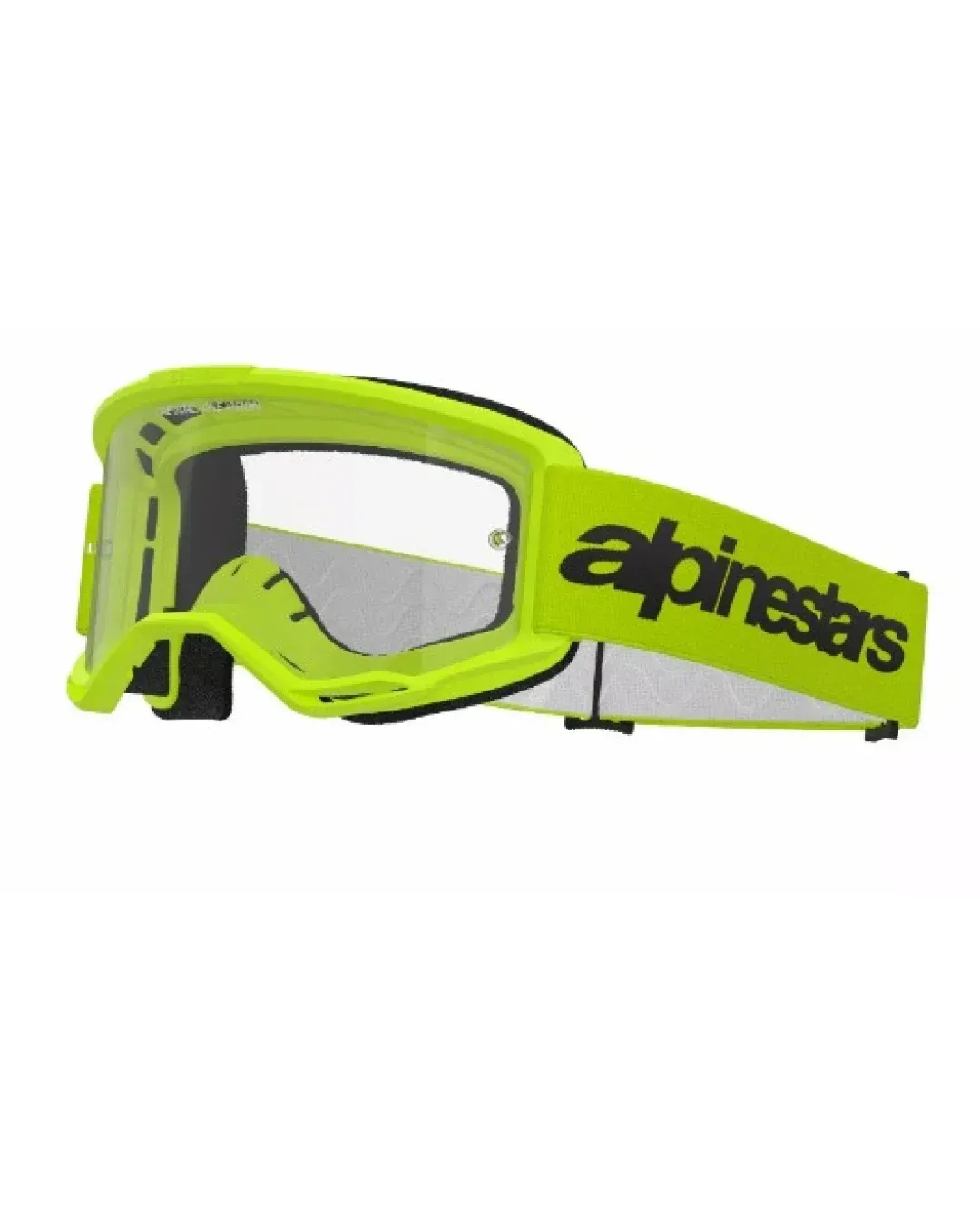 Мотокрос очила ALPINESTARS VISION 3 WORDMARK YLW CLEAR