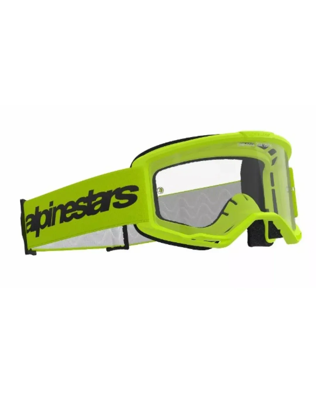 Мотокрос очила ALPINESTARS VISION 3 WORDMARK YLW CLEAR