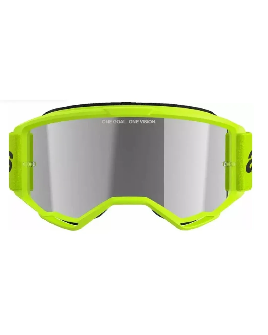 Мотокрос очила ALPINESTARS VISION 3 WORDMARK YLW FLUO MIRROR-SIL