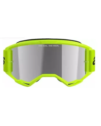 Мотокрос очила ALPINESTARS VISION 3 WORDMARK YLW FLUO MIRROR-SIL