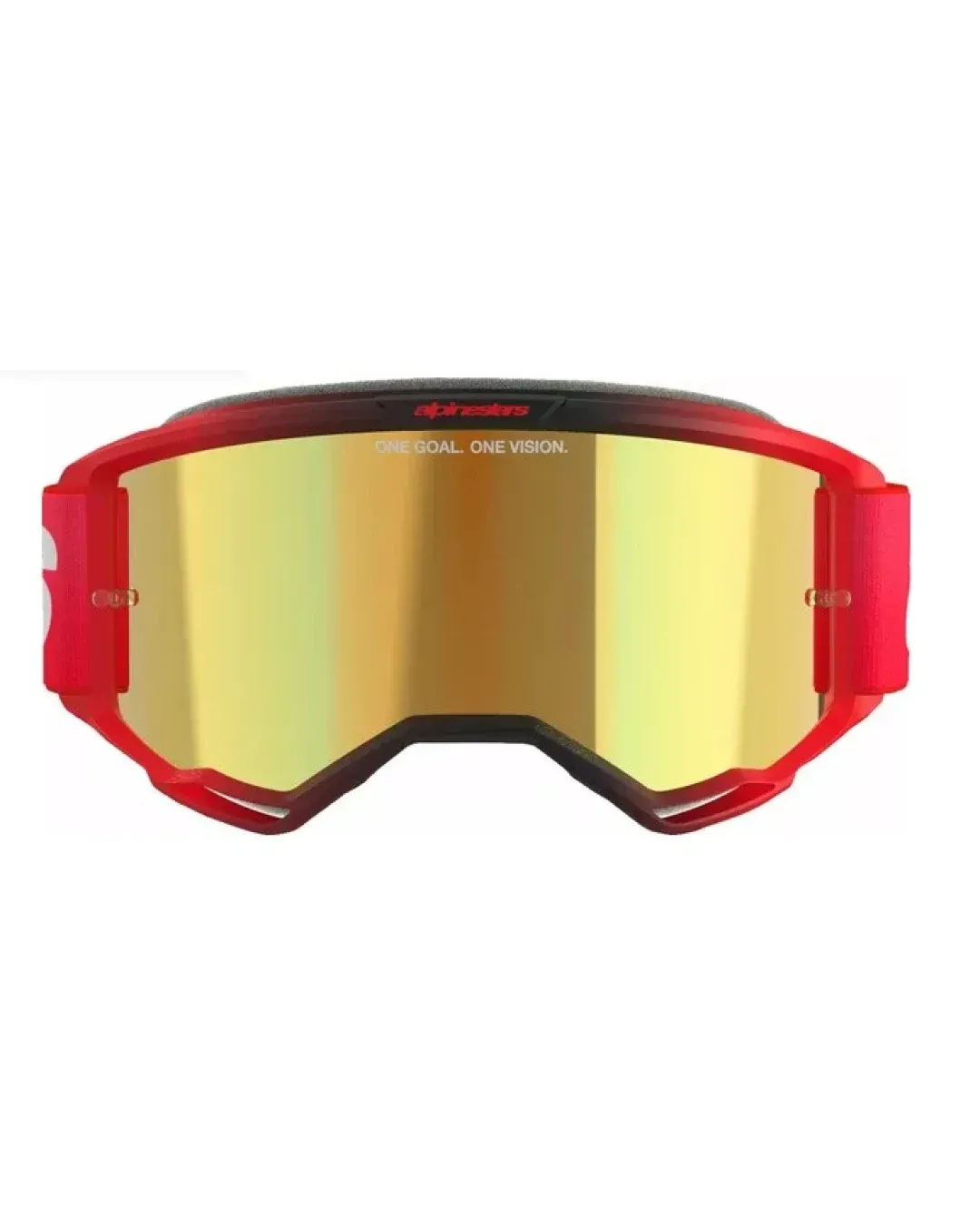 Мотокрос очила ALPINESTARS VISION 5 BLAZE RED MIRROR-GLD