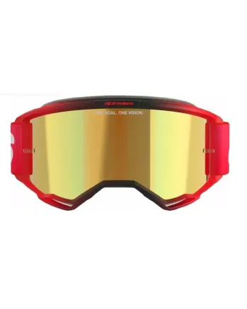 Мотокрос очила ALPINESTARS VISION 5 BLAZE RED MIRROR-GLD