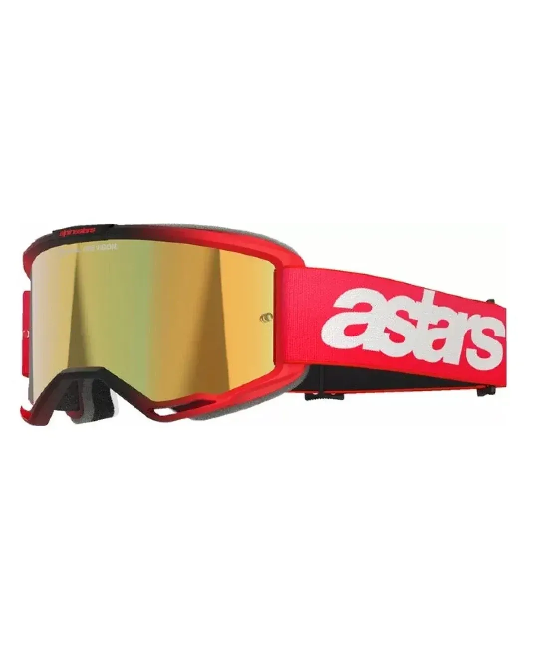 Мотокрос очила ALPINESTARS VISION 5 BLAZE RED MIRROR-GLD