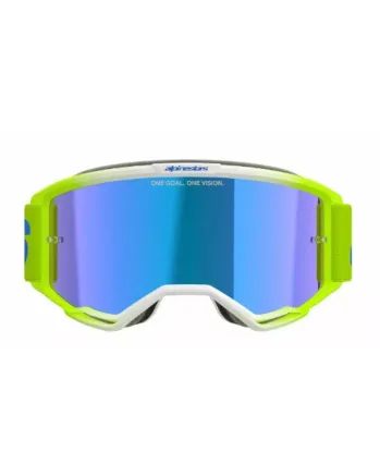 Мотокрос очила ALPINESTARS VISION 5 BLAZE YLW/BL MIRROR-BLUE