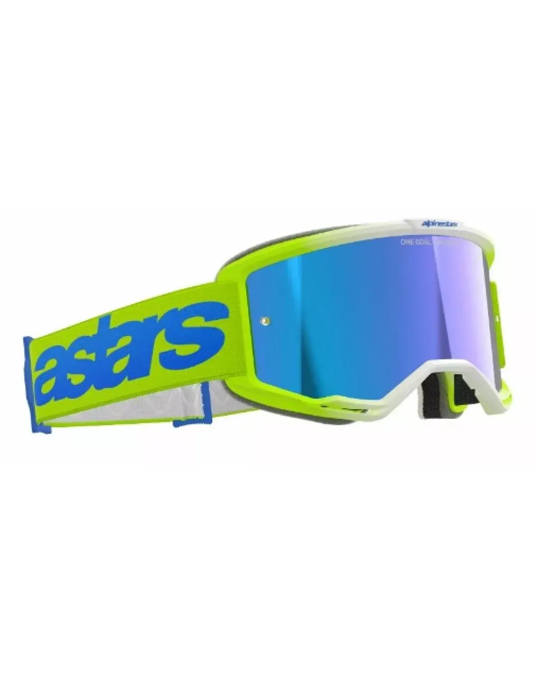 Мотокрос очила ALPINESTARS VISION 5 BLAZE YLW/BL MIRROR-BLUE