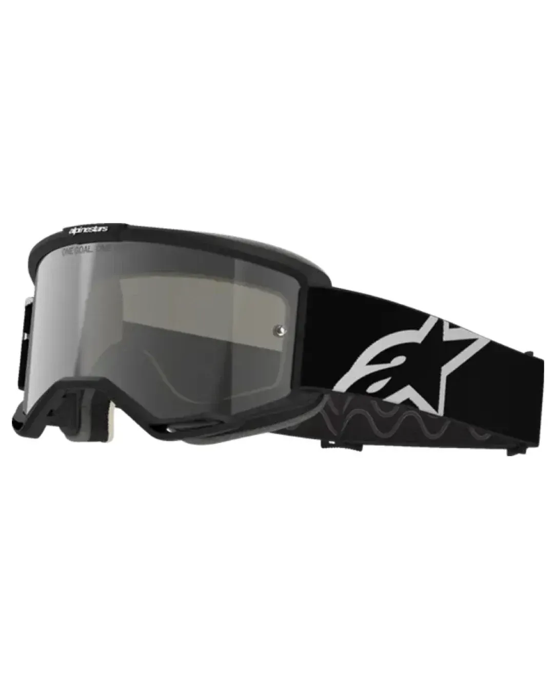 Мотокрос очила ALPINESTARS VISION 5 CORP 2 BLK WH MIR MIRROR-SILVER