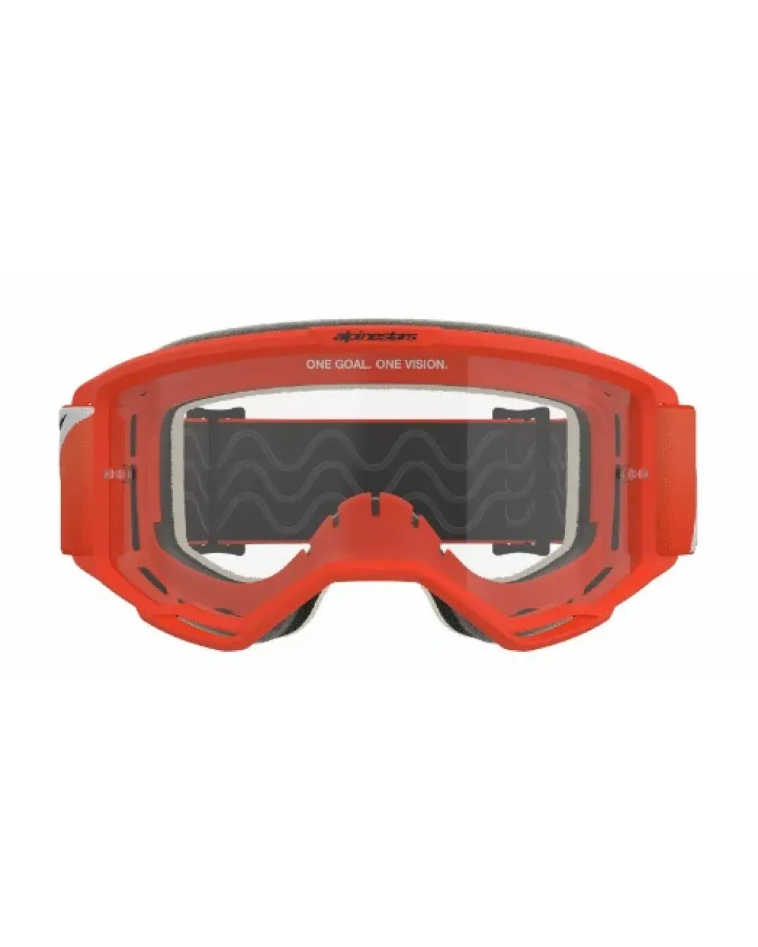 Мотокрос очила ALPINESTARS VISION 5 CORP ORANGE CLEAR