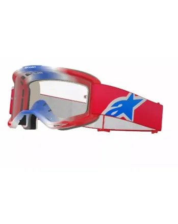 Мотокрос очила ALPINESTARS VISION 5 CORP RED/WT/BL CLEAR