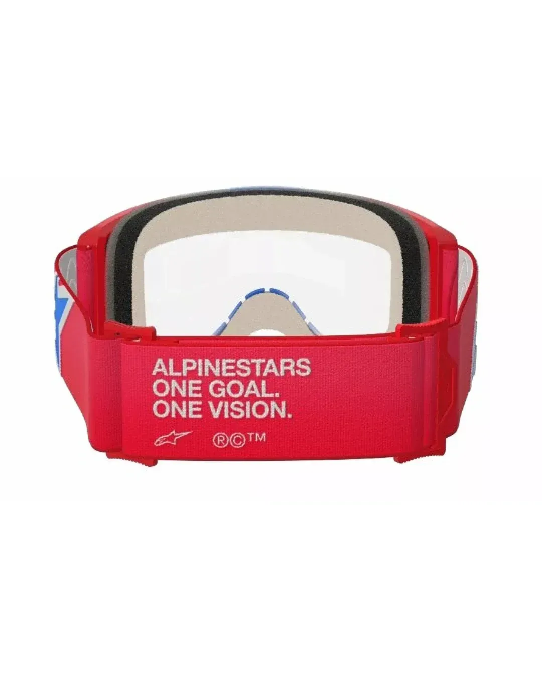 Мотокрос очила ALPINESTARS VISION 5 CORP RED/WT/BL CLEAR