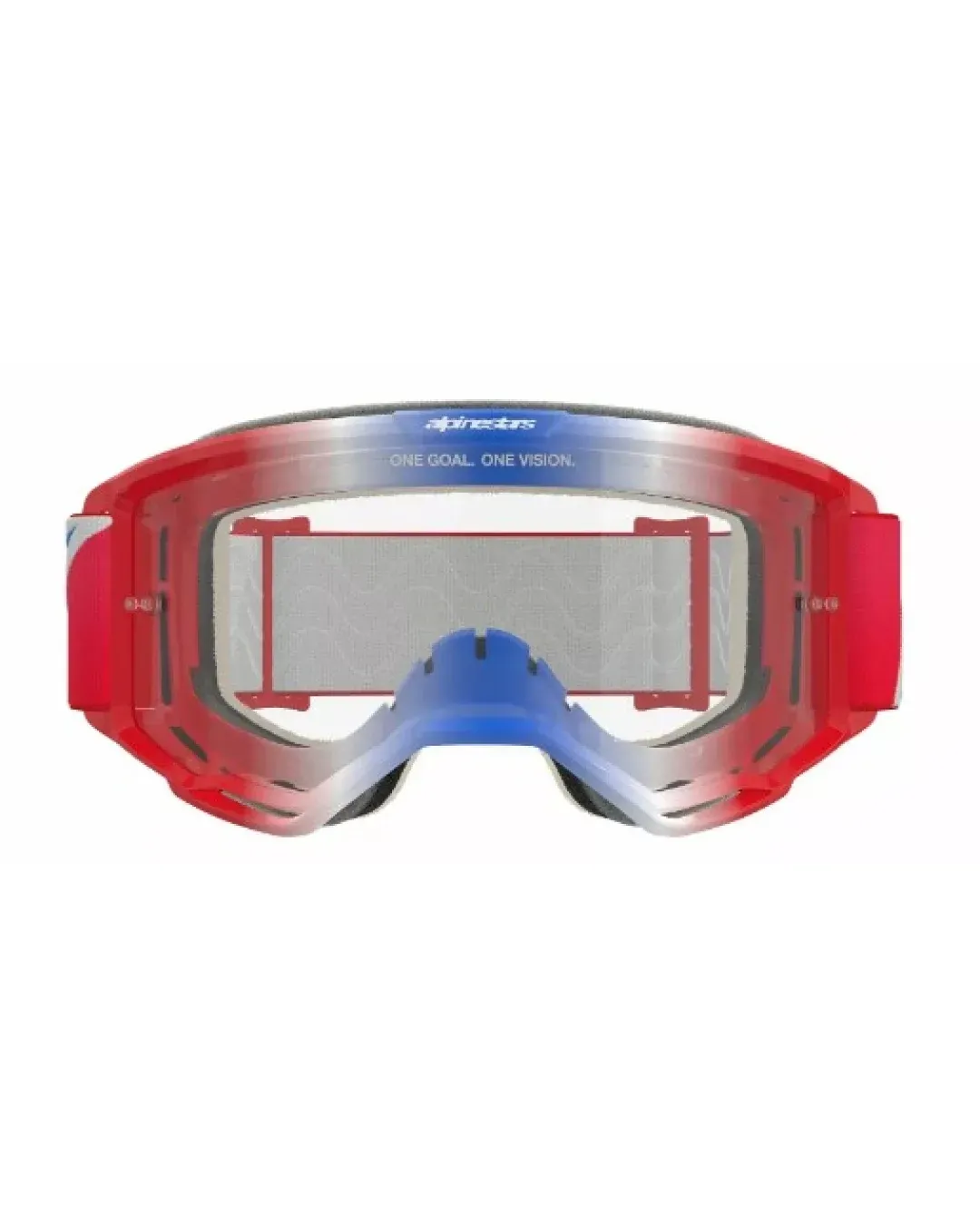 Мотокрос очила ALPINESTARS VISION 5 CORP RED/WT/BL CLEAR