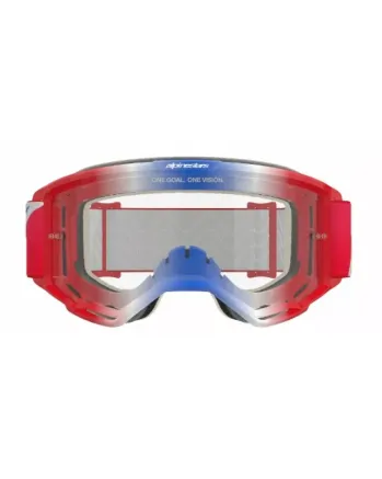 Мотокрос очила ALPINESTARS VISION 5 CORP RED/WT/BL CLEAR