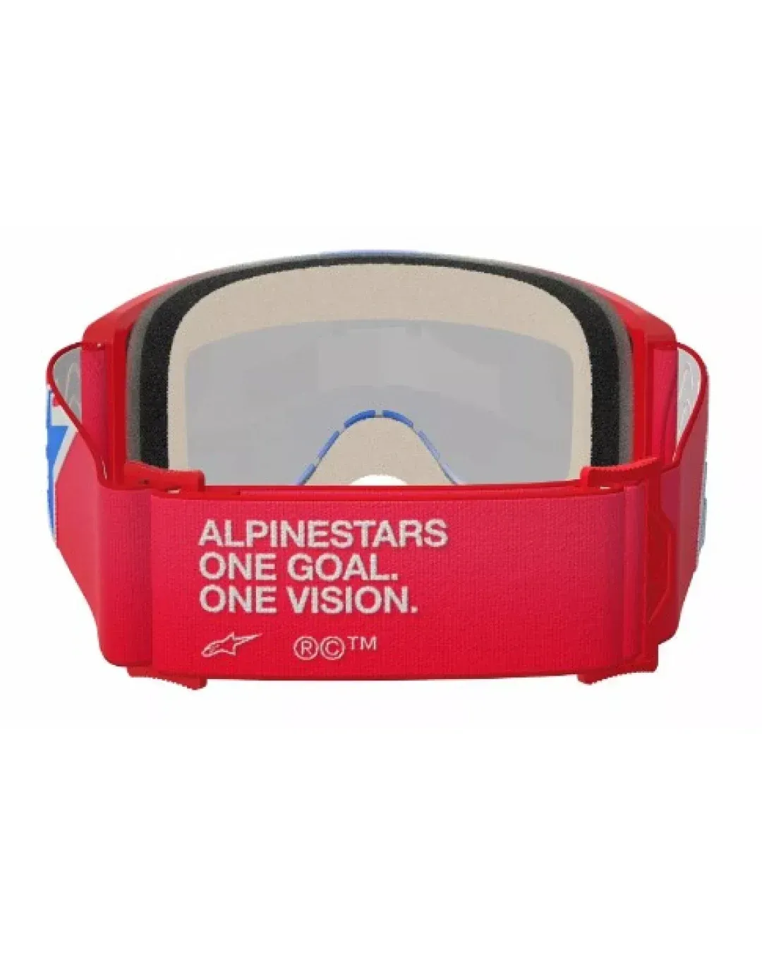 Мотокрос очила ALPINESTARS VISION 5 CORP RED/WT/BL MIRROR-BLUE
