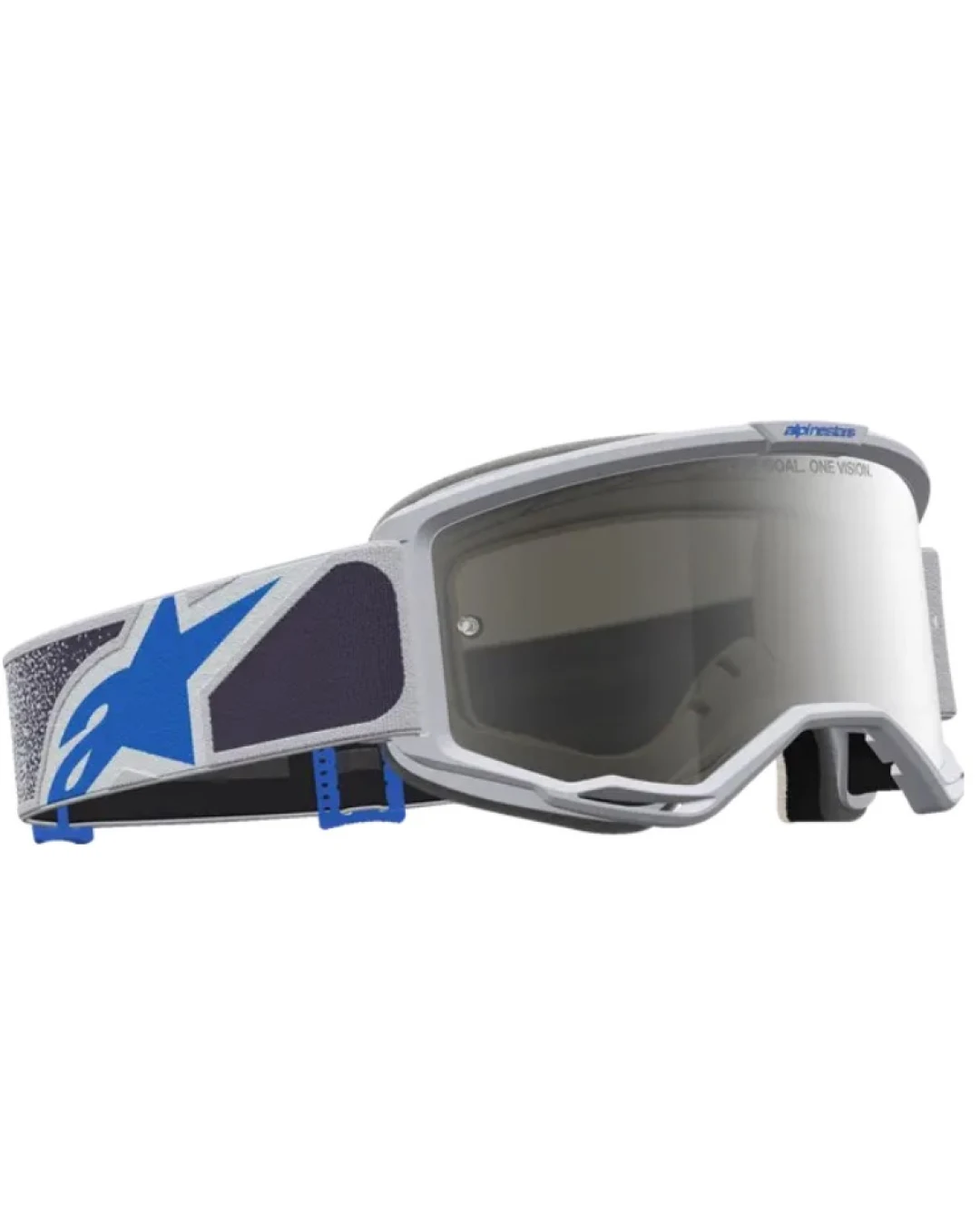 Мотокрос очила ALPINESTARS VISION 5 DRAG LIL/BLU/MIRR-SILVER