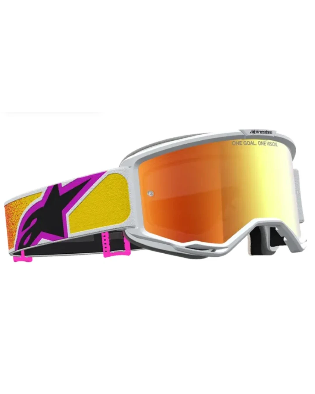 Мотокрос очила ALPINESTARS VISION 5 DRAG ORG RED MIRROR-RED