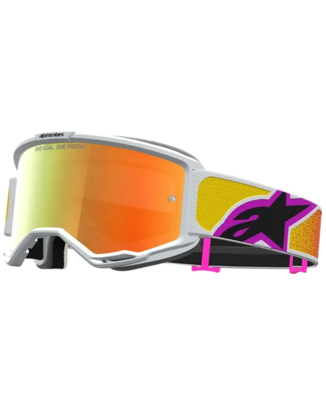 Мотокрос очила ALPINESTARS VISION 5 DRAG ORG RED MIRROR-RED
