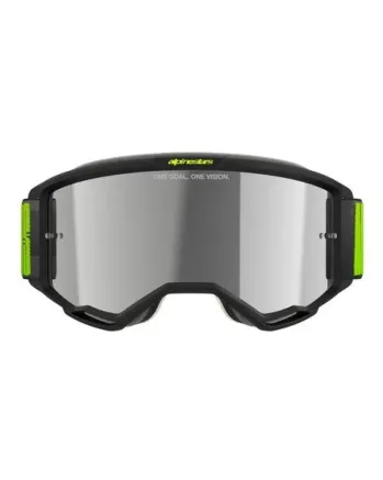 Мотокрос очила ALPINESTARS VISION 5 HOLLOW CHARCOAL YLLW FL Mirror SILVER