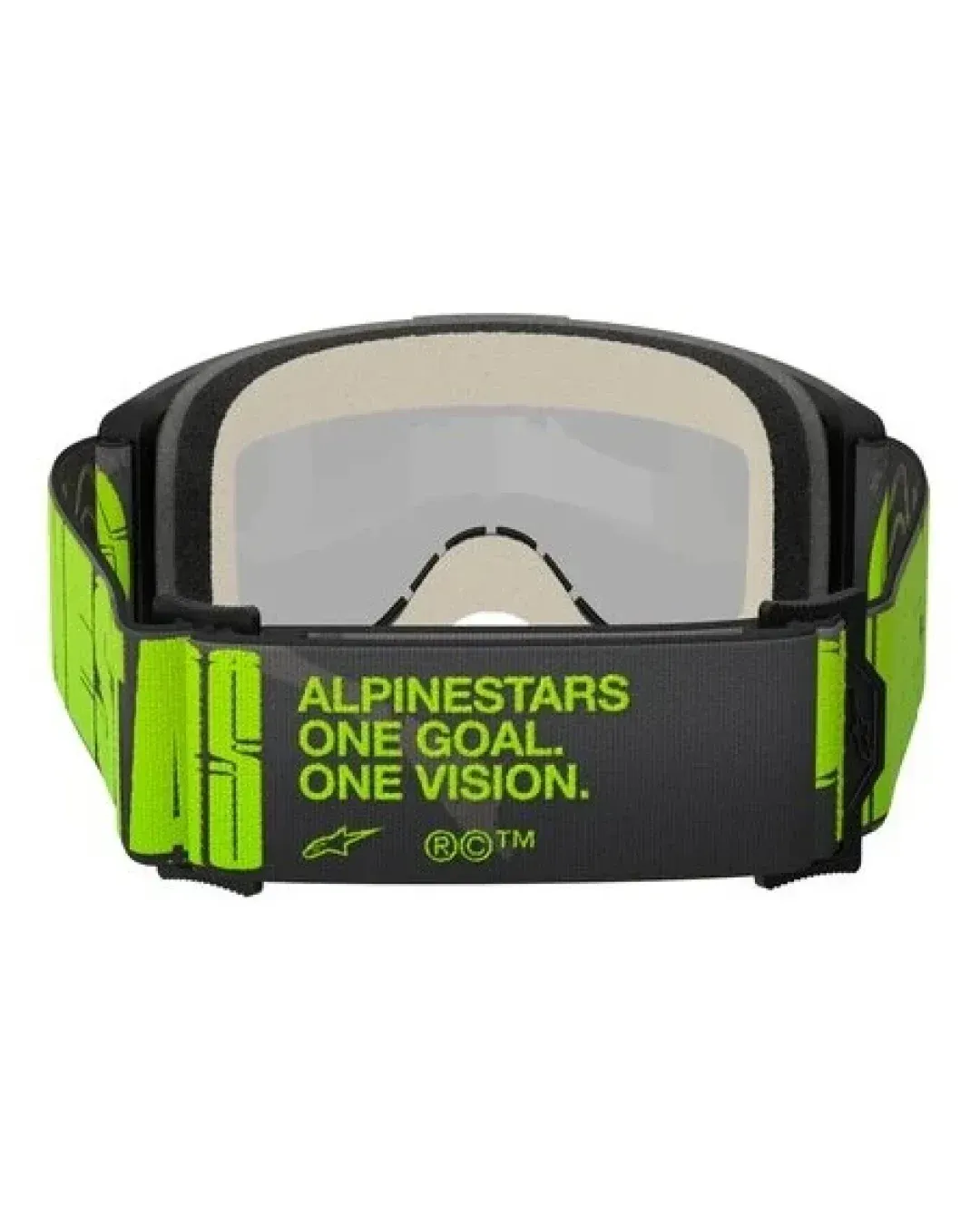 Мотокрос очила ALPINESTARS VISION 5 HOLLOW CHARCOAL YLLW FL Mirror SILVER