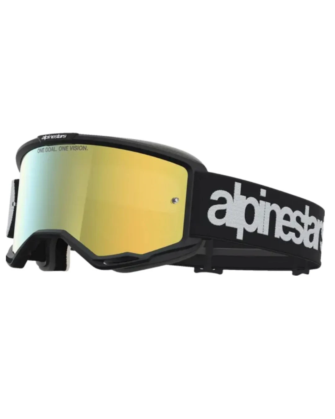 Мотокрос очила ALPINESTARS VISION 5 HONE BLK WHITE MIR MIRROR-GOLD