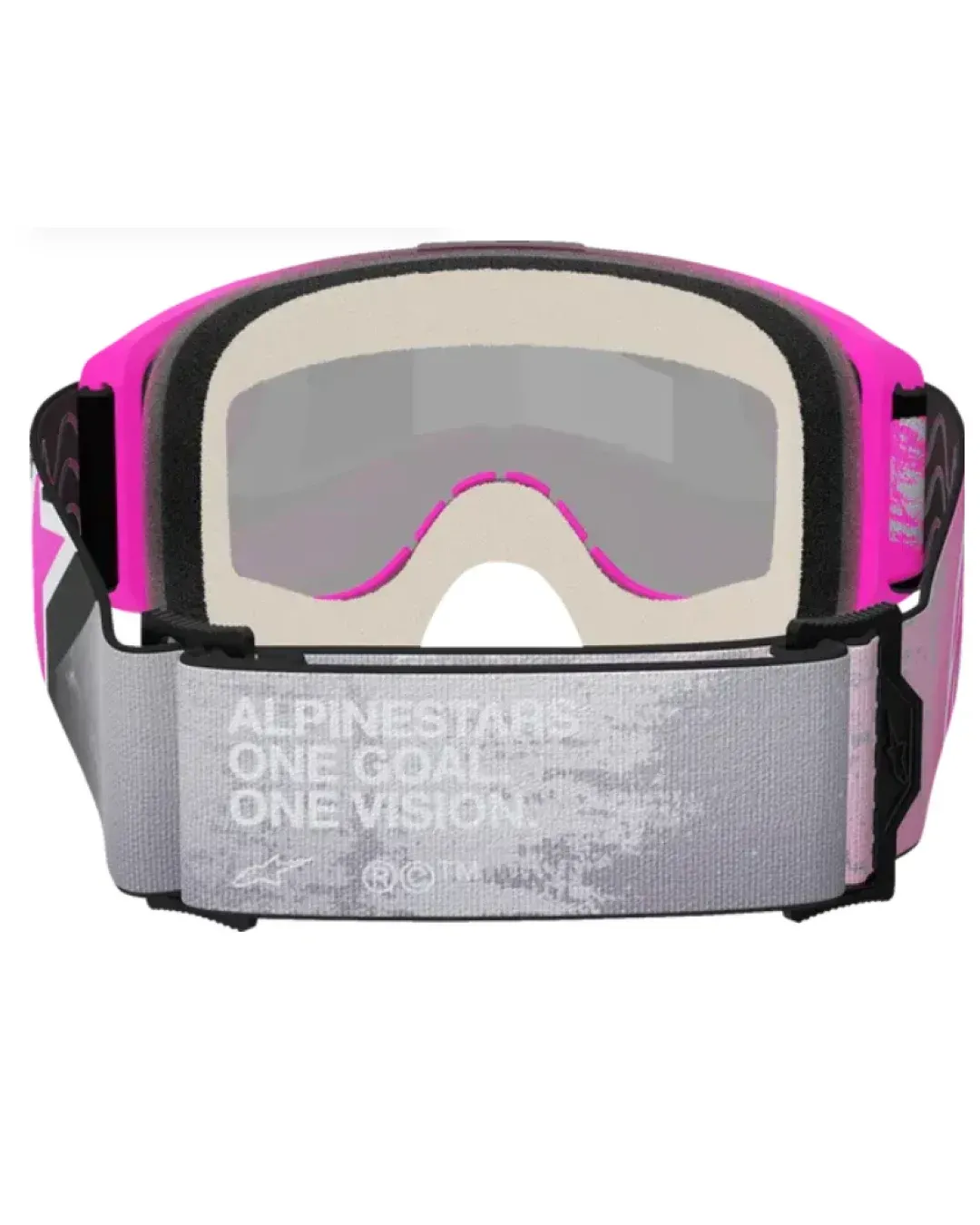 Мотокрос очила ALPINESTARS VISION 5 LAHND IRON/PINK MIRROR-SIL