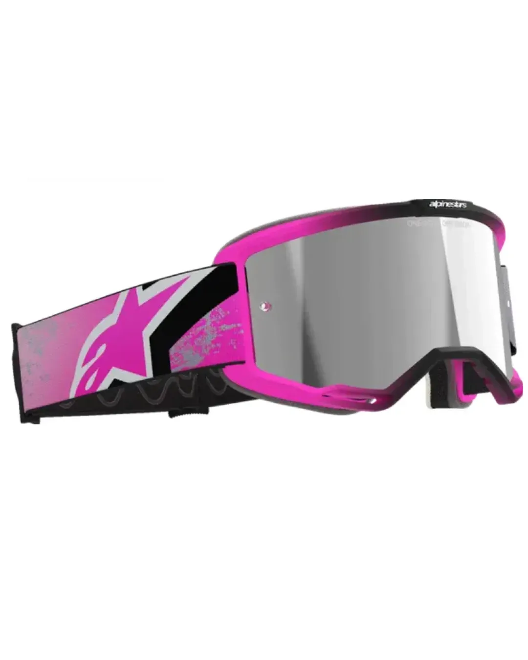 Мотокрос очила ALPINESTARS VISION 5 LAHND IRON/PINK MIRROR-SIL
