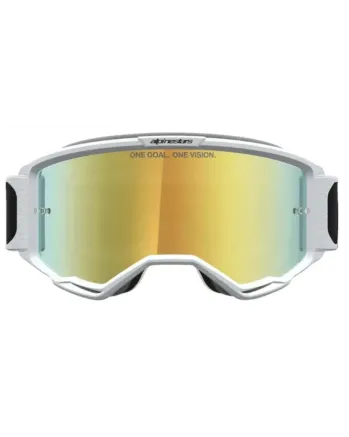 Мотокрос очила ALPINESTARS VISION 5 RORA BLK WHITE MIR MIRROR-GOLD