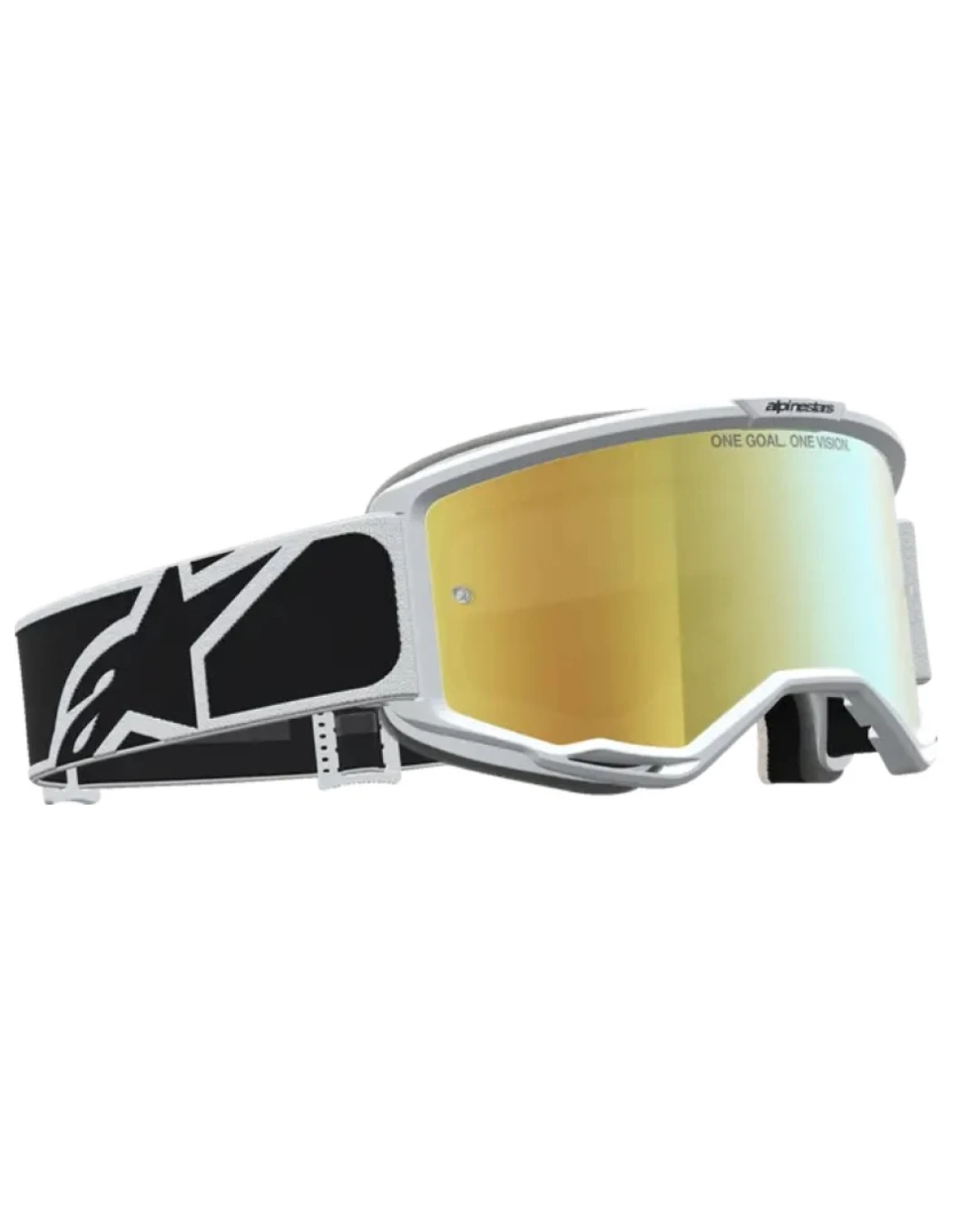 Мотокрос очила ALPINESTARS VISION 5 RORA BLK WHITE MIR MIRROR-GOLD
