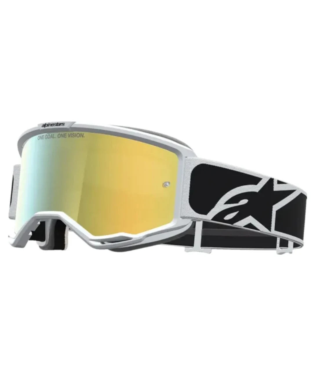 Мотокрос очила ALPINESTARS VISION 5 RORA BLK WHITE MIR MIRROR-GOLD