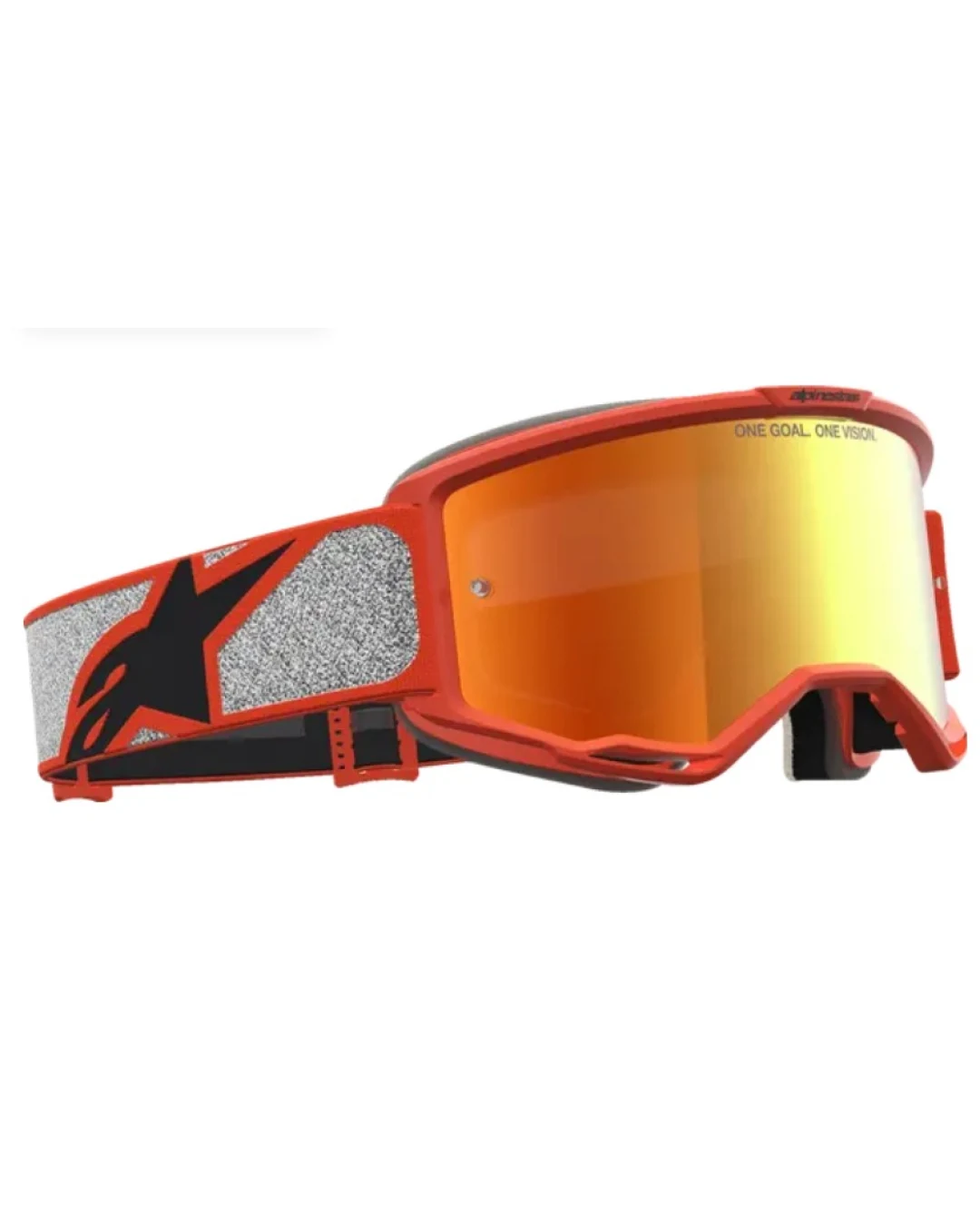 Мотокрос очила ALPINESTARS VISION 5 RORA SIL/ORNG/MIRROR-RED