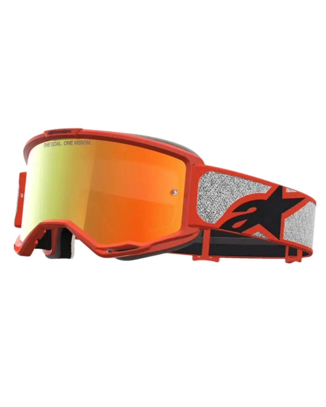 Мотокрос очила ALPINESTARS VISION 5 RORA SIL/ORNG/MIRROR-RED